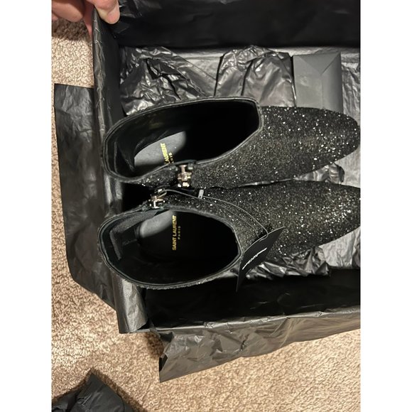 ⚡️Saint Laurent⚡️Caleb 45 Glitter Boot - Picture 11 of 12